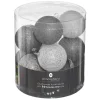 Guirlande LED à piles 10 boules Smoky D6cm - Atmosphera