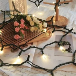 Guirlande LED Connectée Wifi 20m IP44 12V 120LED - Blanc Froid 6000K - 8000K - SILAMP