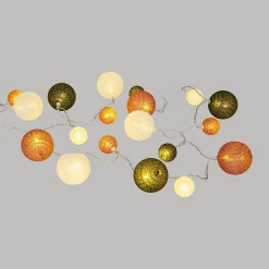 Guirlande LED en coton L340cm - Atmosphera