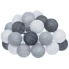 Guirlande LED outdoor Soft - gris foncé - L435 cm - Atmosphera