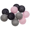 Guirlande Led pile 10 boules Pinky D6 - Atmosphera