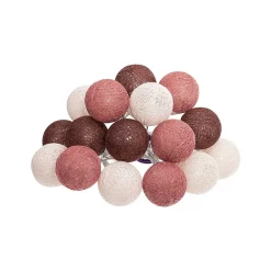 Guirlande Led pile 16 boules Dune D3,5cm - Atmosphera