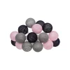 Guirlande Led pile 16 boules Pinky D3,5cm - Atmosphera
