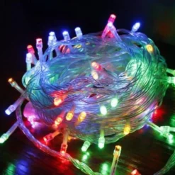 Guirlande LED Rideaux 140LED 220V 3m IP44 8 modes - Multicolore - SILAMP