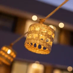 Guirlande Led solaire étanche 10 ampoules - New Garden - Alba