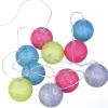 Guirlande lumineuse 10 lampions Multicolore