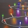 Guirlande lumineuse 200 led 20m avec timer extérieur multicolore fil transparent - feeric lights & christmas