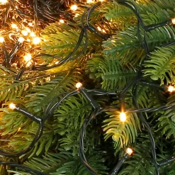 Guirlande lumineuse 320 LED fixe - Blanc chaud - 27m - Intérieur - Electrique