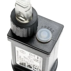 Guirlande lumineuse argentée 200 microleds blanc chaud - Lotti