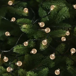 Guirlande lumineuse d'extérieur avec boules décoratives en VERRE, longueur 868 cm, blanc chaud