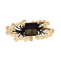 Guirlande lumineuse d'extérieur avec boules décoratives en VERRE, longueur 868 cm, blanc chaud