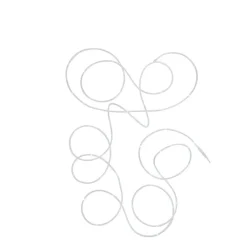 Guirlande lumineuse en plastique blanc 5m