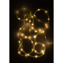 Guirlande lumineuse en plastique blanc 5m