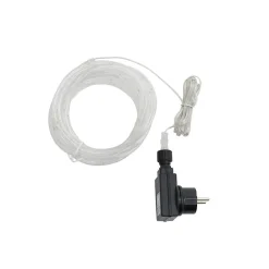 Guirlande lumineuse en plastique blanc 5m