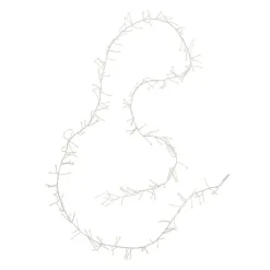 Guirlande lumineuse en plastique blanc 2m