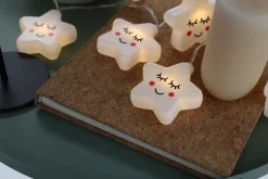 Guirlande lumineuse enfant à piles étoiles 6W L.165cm Seynave