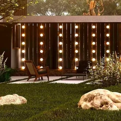 Guirlande lumineuse extérieur connectable 6 LED boules IP67 L.5,5 M Lumisky Bolly Light