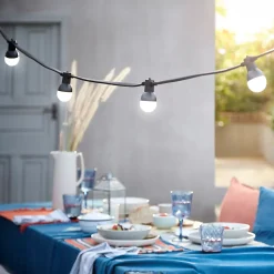 Guirlande lumineuse extérieure à LED IP44 blanc chaud 10 m GoodHome Barnaby