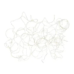 Guirlande lumineuse fil en plastique doré 300x0,5x0,5cm