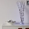 Guirlande lumineuse flocon LED intérieure blanc froid câble argenté 8 m