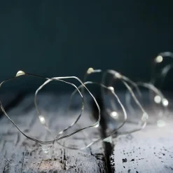 Guirlande lumineuse intérieur 2m blanc froid 20 led à piles - feeric lights & christmas