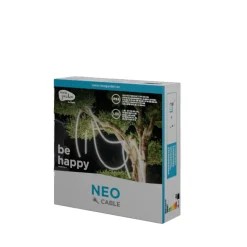 Guirlande lumineuse LED d'extérieur Neo câble silicone blanc IP65 6m 300lm Newgarden