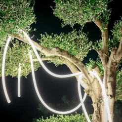 Guirlande lumineuse LED d'extérieur Neo câble silicone blanc IP65 6m 300lm Newgarden