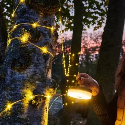 Guirlande lumineuse LED extérieur batterie USB rechargeable IP44 L.9,9 m GoodHome