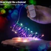 Guirlande lumineuse LED Guirlande lumineuse LED Pack de 8 2M 20Led multicolore