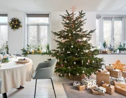 Guirlande lumineuse LED intérieure blanc chaud câble transparent 1,65 m décor boule