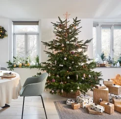 Guirlande lumineuse LED intérieure blanc chaud câble transparent 1,65 m décor boule