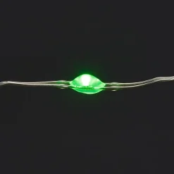 Guirlande lumineuse LED intérieure multicolore câble argenté 1,8 m