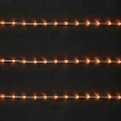 Guirlande lumineuse LED intérieure et extérieure blanc chaud câble noir 8 m