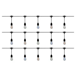 Guirlande lumineuse solaire d'extérieur LED intégrée RVB IP44 0.68W 20lm 10M