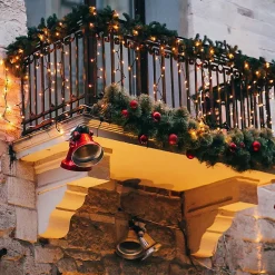 Guirlande lumineuse solaire YOGY SOLAR WARM 200 Noir Plastique 16.3M