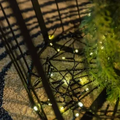 Guirlande lumineuse solaire YOGY SOLAR WARM 200 Noir Plastique 16.3M