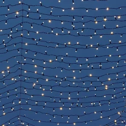 Guirlande lumineuse solaire YOGY SOLAR WARM 200 Noir Plastique 16.3M