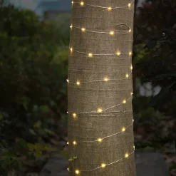 Guirlande lumineuse solaire d'extérieur 200 LED intégrée Pogaca RVB IP44 0.68W 20lm 10M