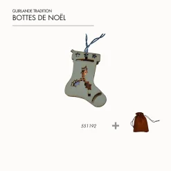 Guirlande lumineuse tradition bottes de noël - Chromex