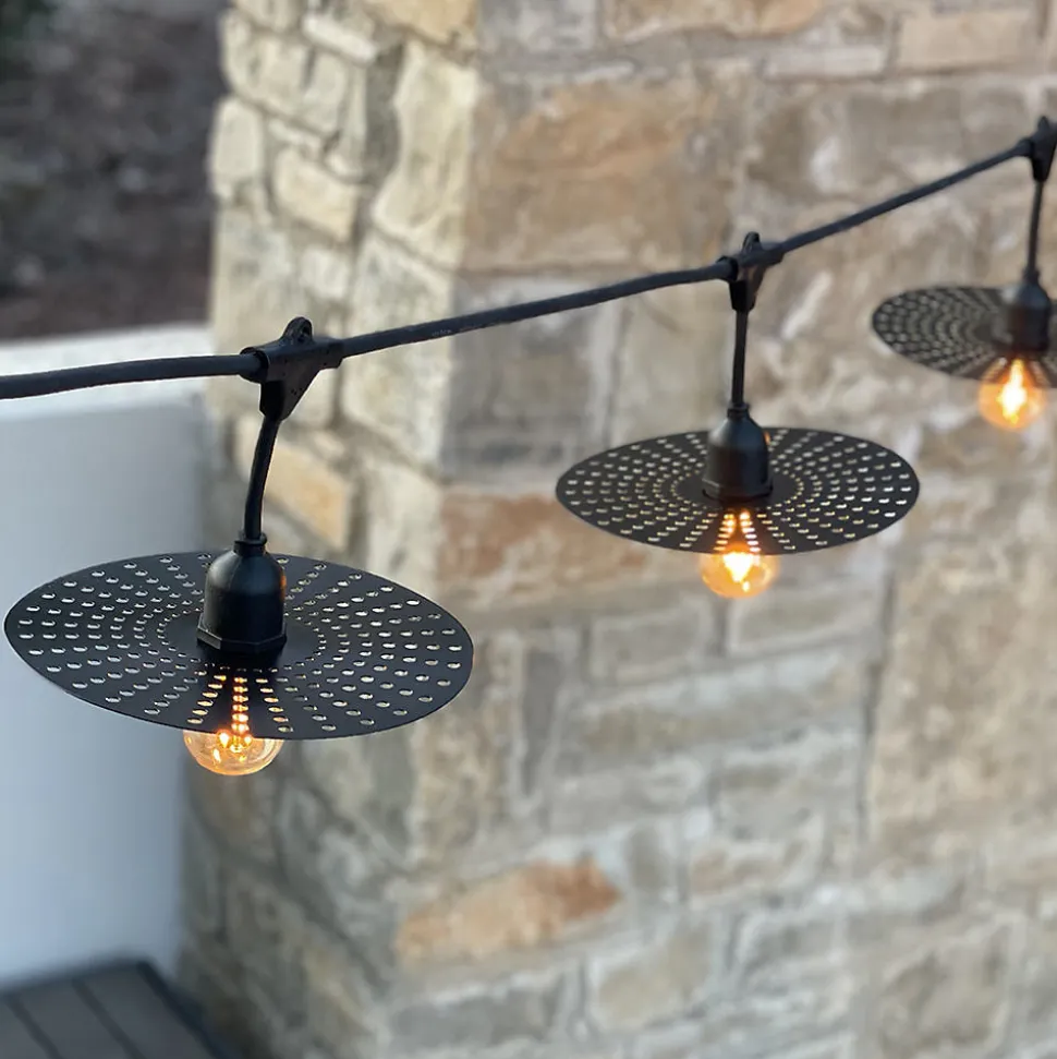 Guirlande métal vintage PLANET 10 ampoules E27 6M