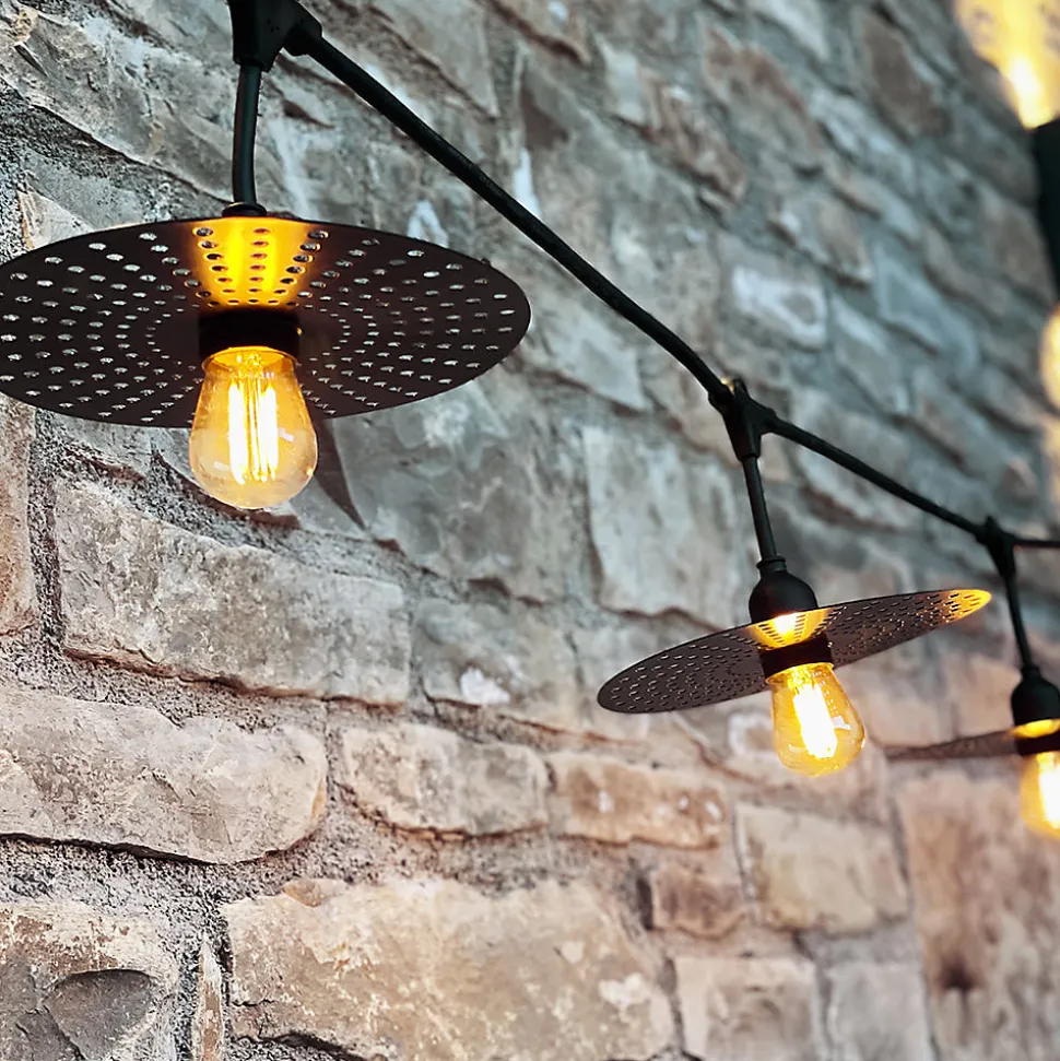 Guirlande métal vintage PLANET 10 ampoules E27 6M