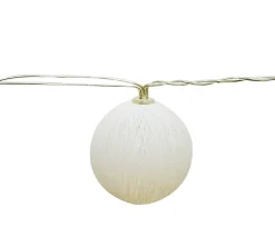 Guirlande solaire 20 ampoules LED intégrée IP44 0,05W Blanc + RVB