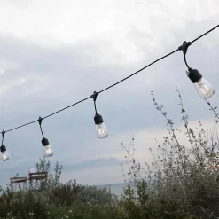 Guirlande solaire 10 ampoules MAFY SOLAR Noir Plastique 6.5M