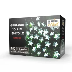 Guirlande solaire à LED forme 