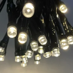 Guirlande solaire à LED multifonction 5.9 mètres Noir