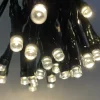 Guirlande solaire à LED multifonction 54.9 mètres Noir
