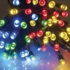 Guirlande solaire à LED multifonction 12.9 mètres Noir