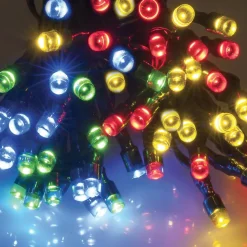 Guirlande solaire à LED multifonction 12.9 mètres Noir