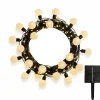 Guirlande solaire globe micro BILLY 14M
