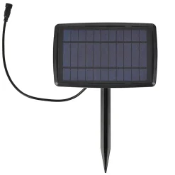 Guirlande solaire LED Chill Lilttle Garden 12 lumières E27 600lm 1W 10m noir